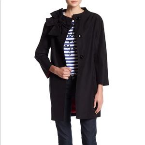 Kate Spade Kendall Black Bow Coat